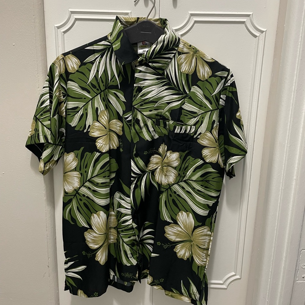 Silk Hawaiian shirt.